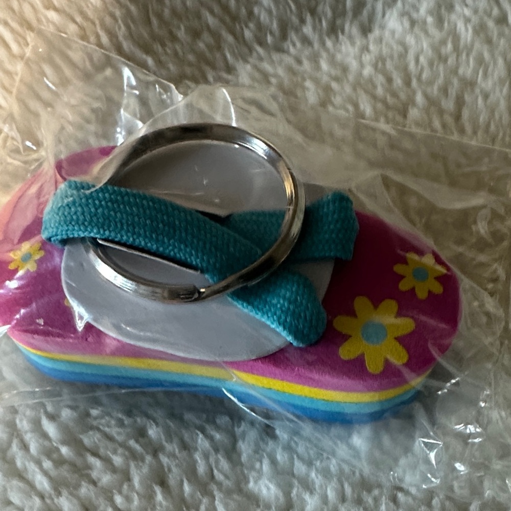 Colorful Kids Sandals Keychain